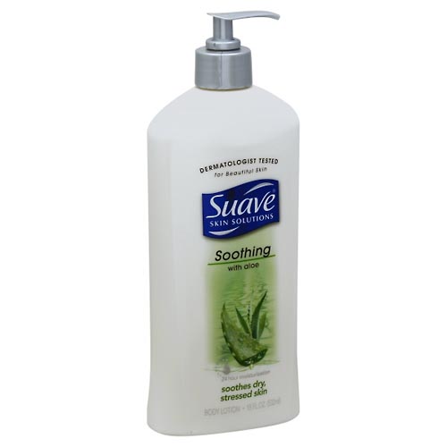 Image for Suave Body Lotion, Soothing, with Aloe,18oz from COOPERS PHARMACY