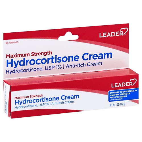 Image for Leader Hydrocortisone Cream, Maximum Strength,1oz from COOPERS PHARMACY