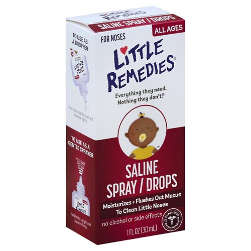 Image for Little Remedies Saline Spray/Drops,1oz from COOPERS PHARMACY