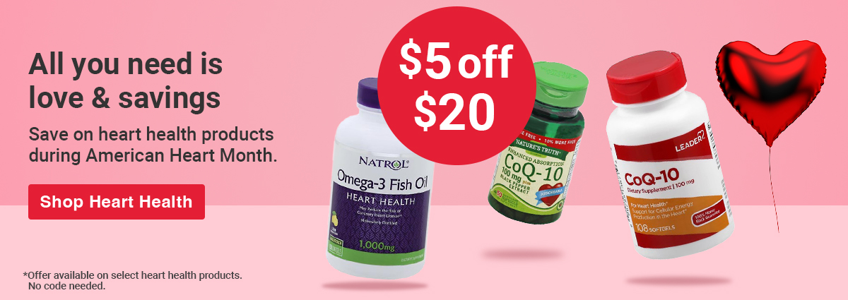 Save $10 Off of $25 Heart Health